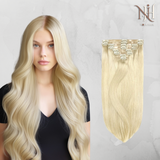 Extensii Clip-On Blond Platinat 60