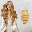 Extensii Clip On Russian Hair Saten Auriu 12