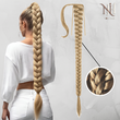 Coada de Par Impletita Blond Nisipiu 18