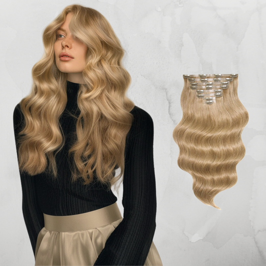 Extensii Clip On Russian Hair Blond Opal 18