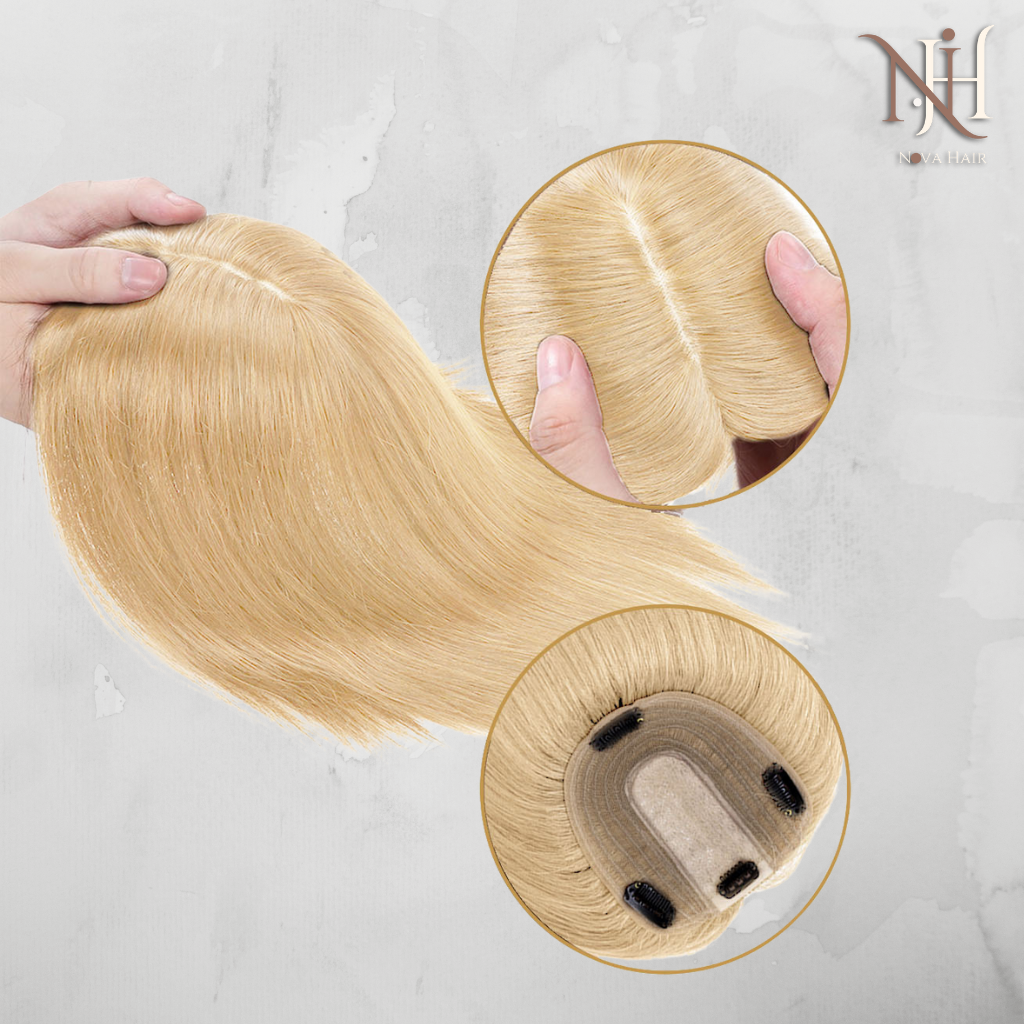 Semiperucă Clasică Blond Sampanie 27