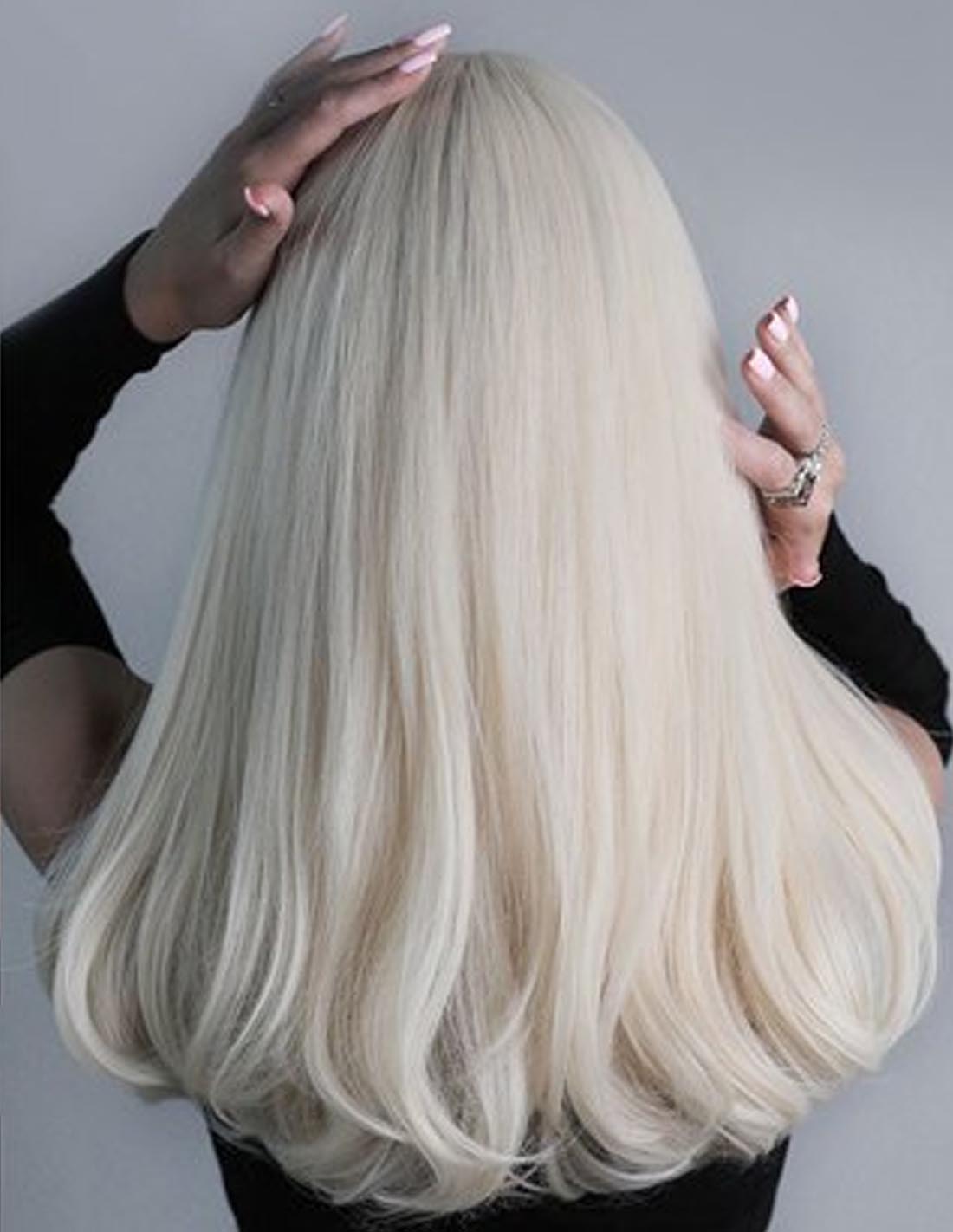 Peruca Par Sintetic PEARL   Blond Platinat