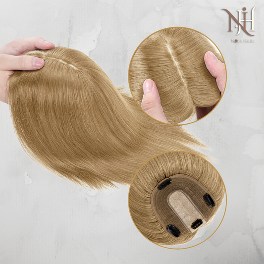 Semiperucă Clasică Blond Opal 18