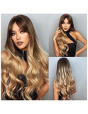 Peruca Par Sintetic CLEMENTINA Ombre Saten Deschis/ Blond Bej