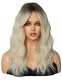 Peruca Par Sintetic LIDIA Ombre Blond Platinat