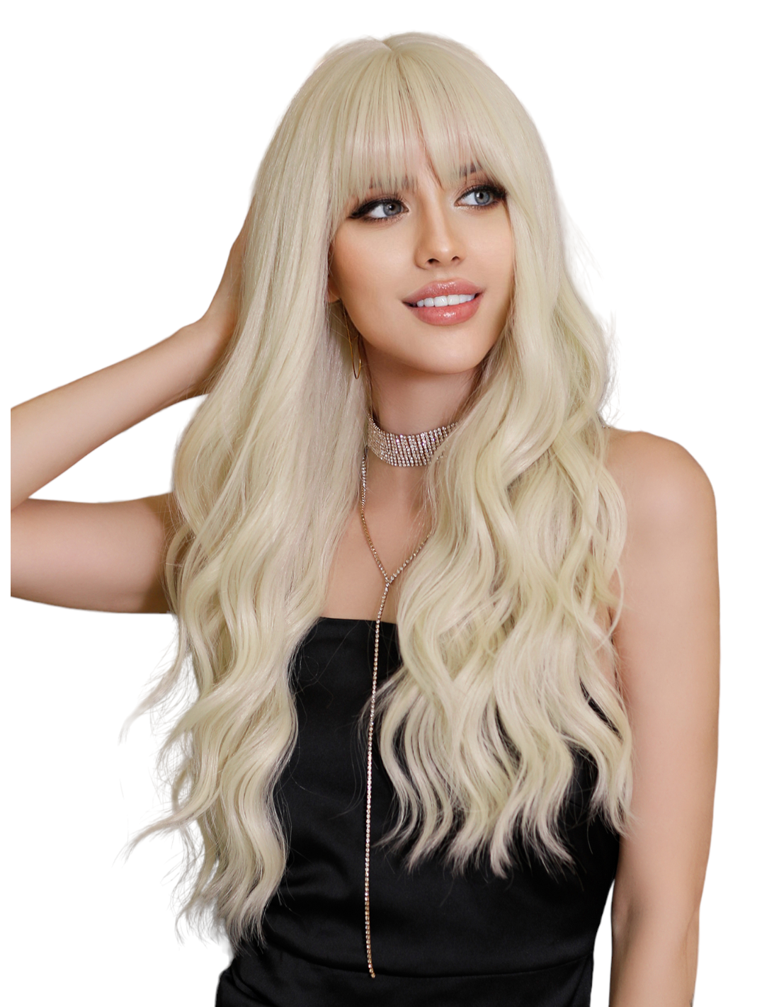 Peruca Par Sintetic SONIA    Blond Platinat