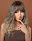 Peruca Par Sintetic NORA Balayage Gray