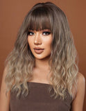 Peruca Par Sintetic NORA Balayage Gray