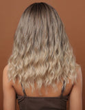 Peruca Par Sintetic NORA Balayage Gray