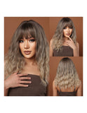 Peruca Par Sintetic NORA Balayage Gray