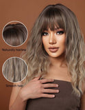 Peruca Par Sintetic NORA Balayage Gray