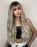 Peruca Par Sintetic FEODORA Ombre Saten Deschis/ Blond Platinat