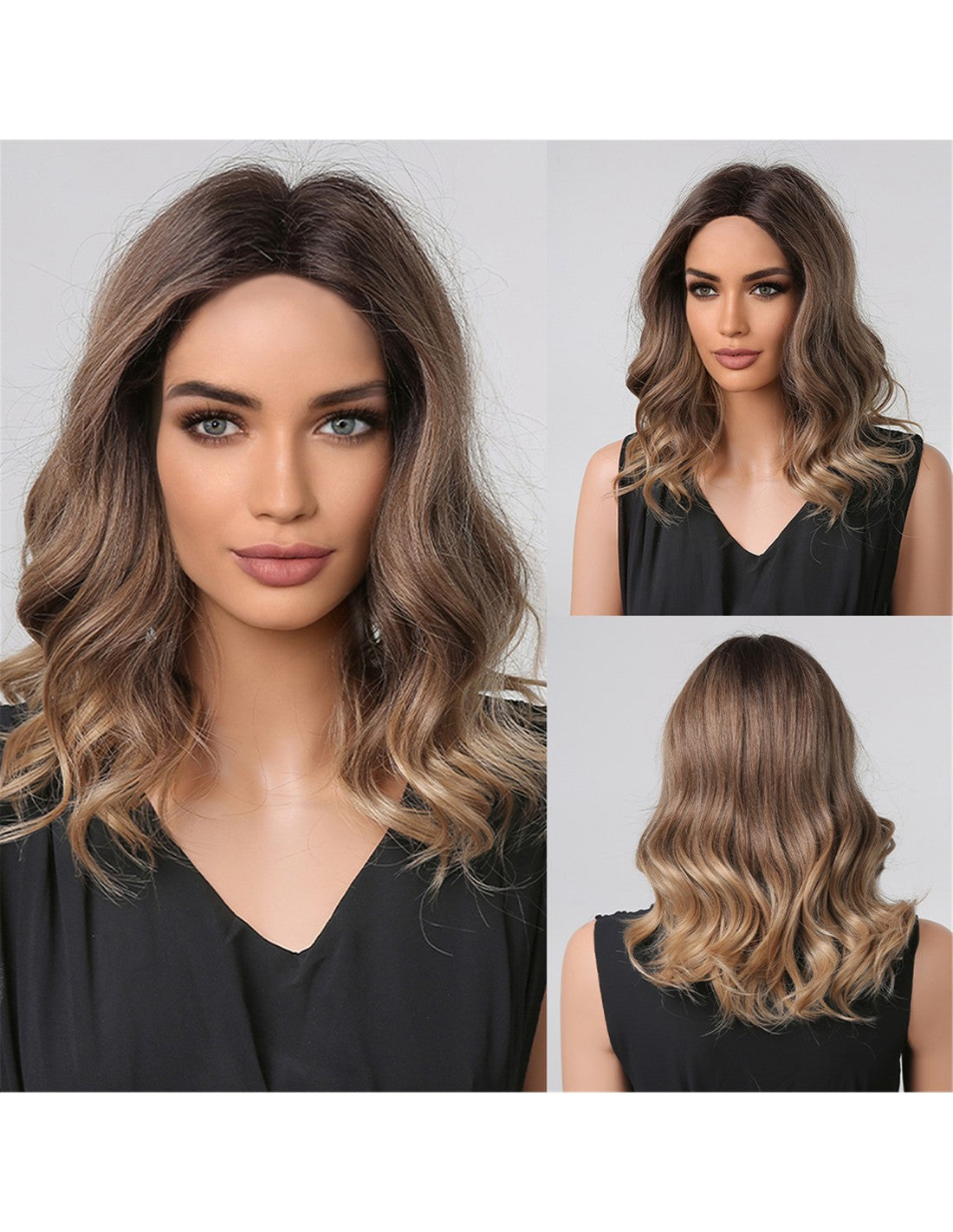 Peruca Par Sintetic LEILA  Saten Balayage