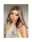 Peruca Par Sintetic HERTA  Balayage Saten Deschis/Blond Platinat