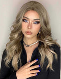 Peruca Par Sintetic FLAVIA  Blond Nisipiu Suvitat