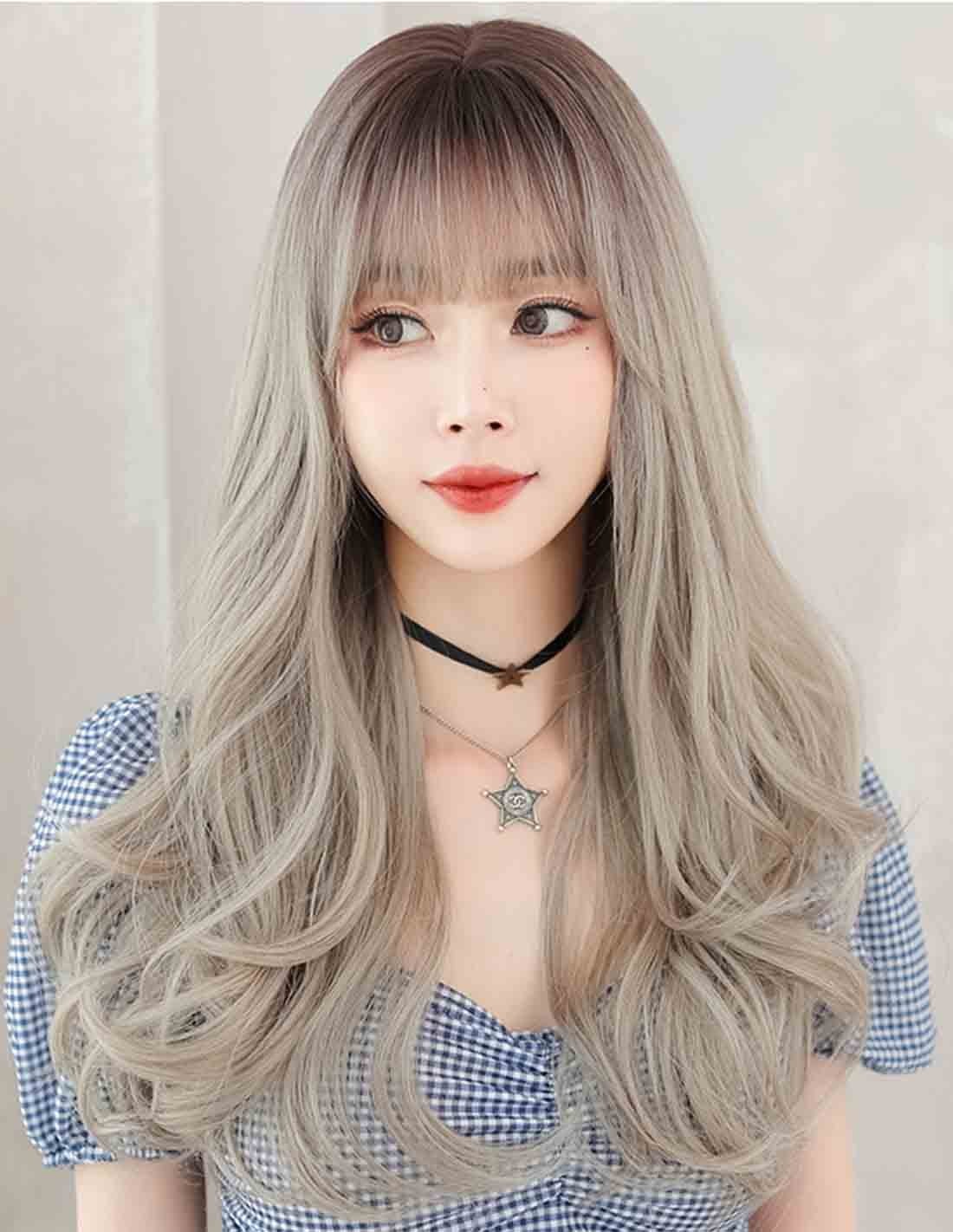 Peruca Look Natural CARLIA  Saten Deschis/Blond Perlat