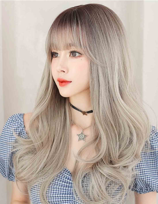 Peruca Look Natural CARLIA  Saten Deschis/Blond Perlat