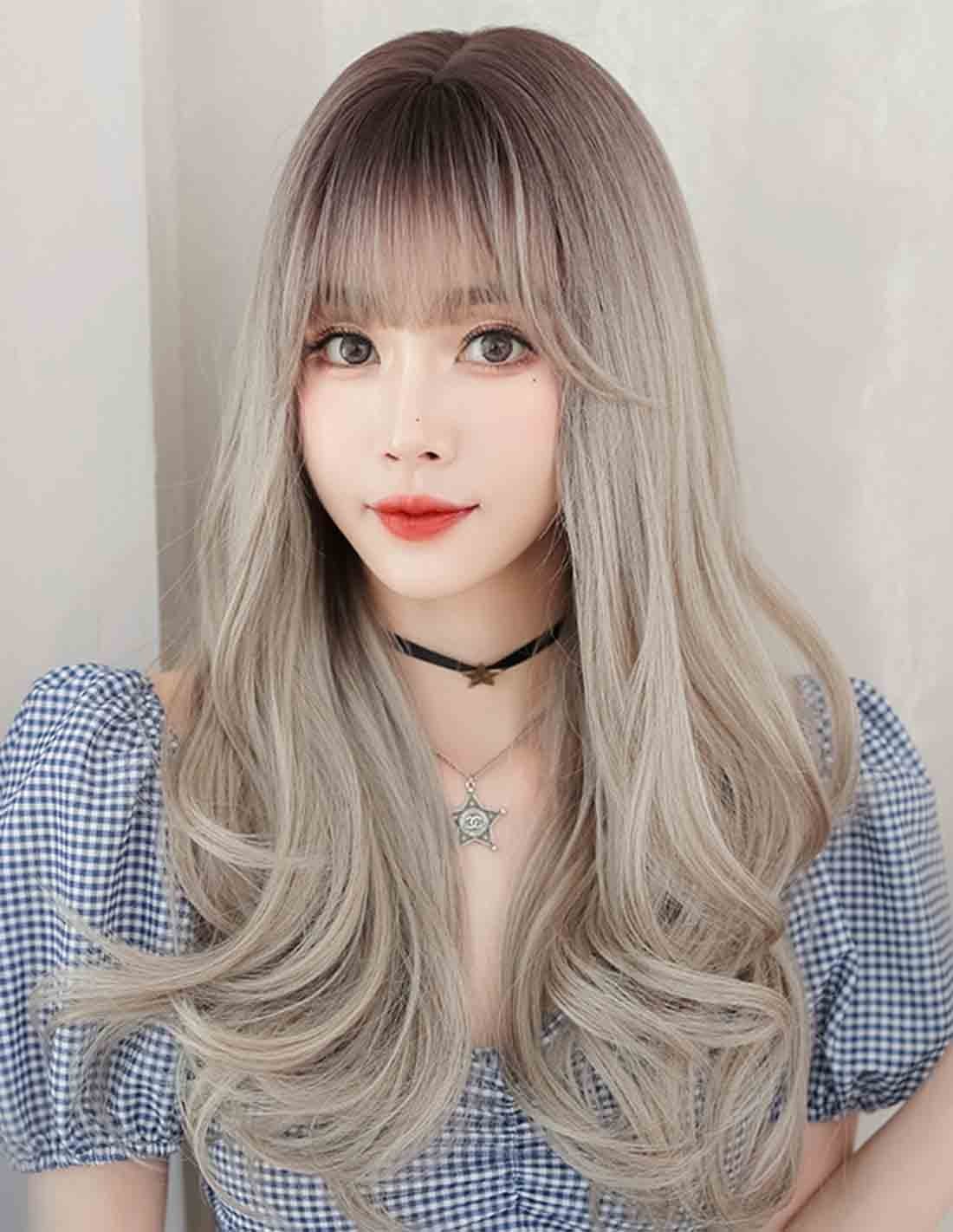 Peruca Look Natural CARLIA  Saten Deschis/Blond Perlat