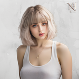 Peruca Par Naturala Fashion KENDRA  Blond Platinat