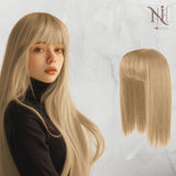 Semiperucă Cu Breton Blond Opal 18