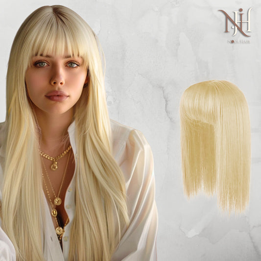 Semiperucă Cu Breton Blond Auriu 20