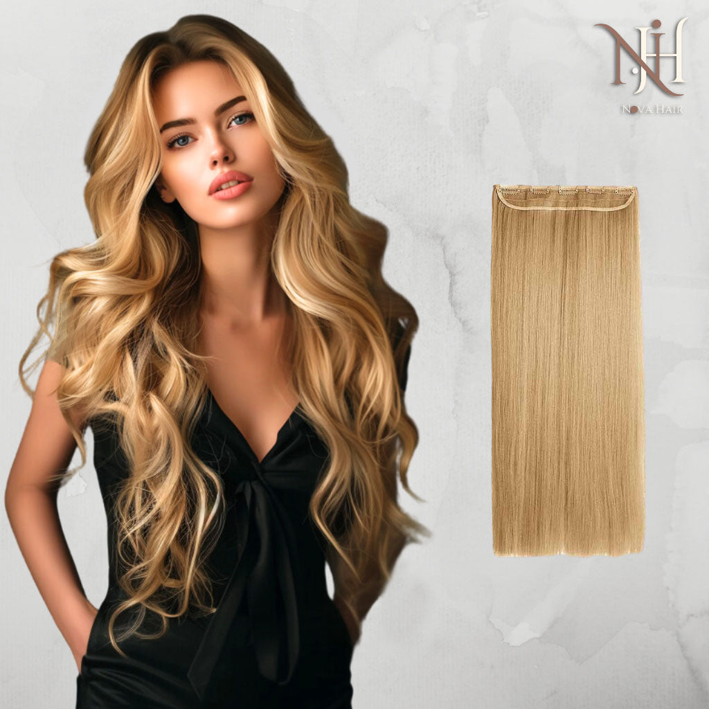 Extensii Tresa Nova Hair Saten Auriu 12